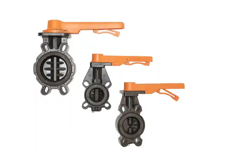 BUTTERFLY VALVE (PLASTIC & METAL DISC)